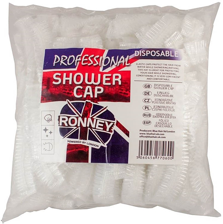 Einweg-Duschhaube - Ronney Professional Disposable Shower Cap — Bild N2