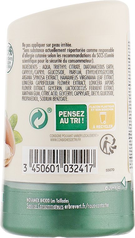 Deodorant mit Argan- und Hamamelisextrakten - L'Arbre Vert Deodorant — Bild N2