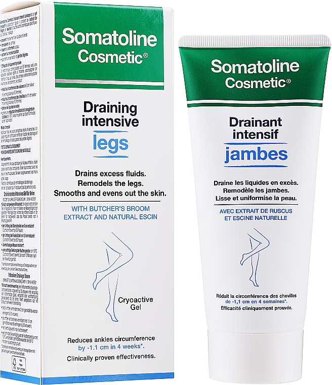 Fußgel mit kühlendem Effekt - Somatoline Cosmetic Slimming Draining Legs — Bild N2