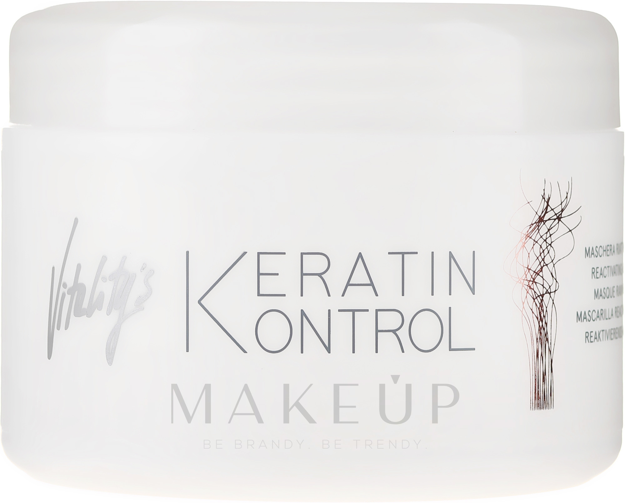 Regenerierende Haarmaske mit Keratin - Vitality's Keratin Kontrol Reactivating Mask — Bild 200 ml