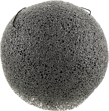 Konjac Schwamm für das Gesicht zur effektiven Tiefenreinigung mini, schwarz - Cosmo Shop Konjac Sponge Mini Craft Box — Bild N1