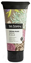 Düfte, Parfümerie und Kosmetik Handcreme mit Kokosnuss und Lilak - Bio Happy Coco & Lilac Hand Cream
