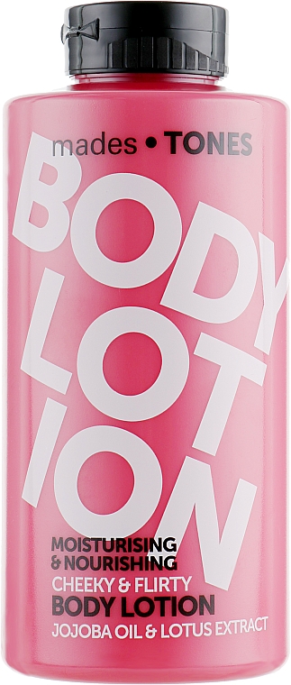 Körperlotion mit Jojobaöl und Lotusextrakt - Mades Cosmetics Tones Body Lotion Cheeky&Flirty — Bild N1