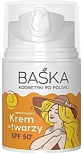 Feuchtigkeitsspendende Gesichtscreme SPF 50 - Baska  — Bild N1