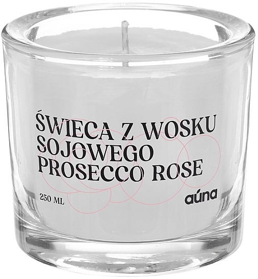 Duftkerze Rosa Prosecco - Auna Soya Candle Prosecco Rose — Bild N2