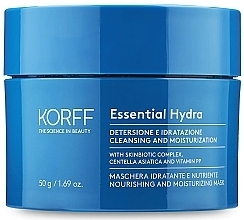 Düfte, Parfümerie und Kosmetik Gesichtsmaske - Korff Essential Hydra Cleansing And Moisturization Mask