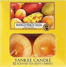 Teelichter Mango Peach Salsa - Yankee Candle Mango Peach Salsa Tea Light Candles — Bild N2