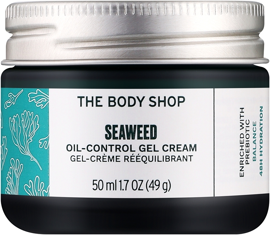 Gel-Creme für den Tag mit Algen - The Body Shop Seaweed Oil-Control Gel Cream (Einmachglas) — Bild N1