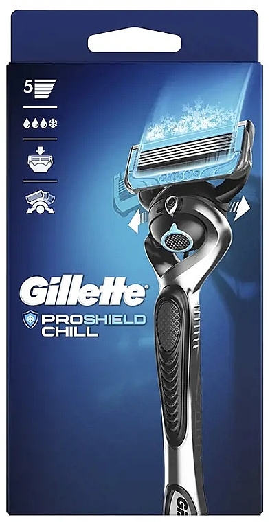 Rasierer mit 1 Ersatzklinge - Gillette Proshield Chill — Bild N2