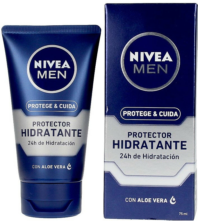 Schützende und feuchtigkeitsspendende Gesichtscreme für Männer mit Aloe Vera - Nivea Men Original Moisturizing Protector — Bild N2