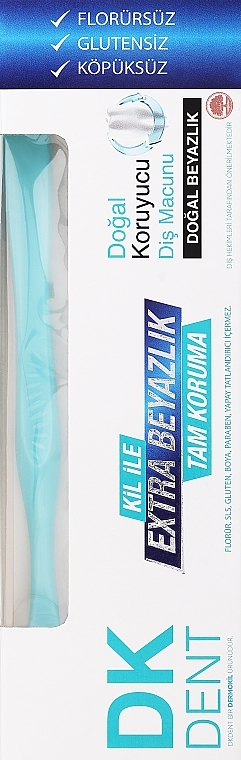 Zahnpasta mit Haarbürste - Dermokil DKDent Classic Toothpaste — Bild N2