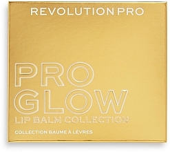 Lippenpflegeset - Revolution Peo Glow Lip Balm Set (Lippenbalsam 4x3.2g) — Bild N1