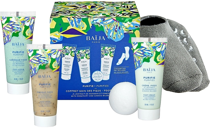 Baija Purifies Foot Care Set - Fußpflege-Set 5-tlg. — Bild N1