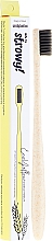 Weizenstroh-Zahnbürste mittel EcoYellow gelb - WoodyBamboo Toothbrush EcoYellow Medium — Bild N1