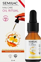 Feuchtigkeitsspendendes Öl für Nägel und Nagelhaut - Semilac Nail Care Oil Ritual — Bild N2