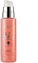 Düfte, Parfümerie und Kosmetik Make-up Fixierspray mit Glanzeffekt - Pur Lit Mist Illuminating Setting Spray
