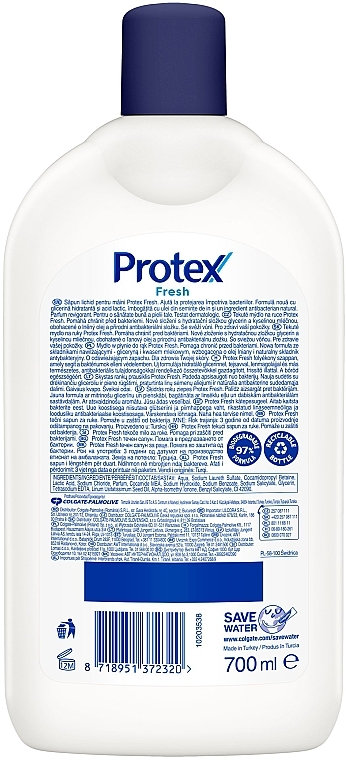 Antibakterielle Flüssigseife - Protex Fresh Antibacterial Liquid Hand Wash (Refill)  — Bild N2