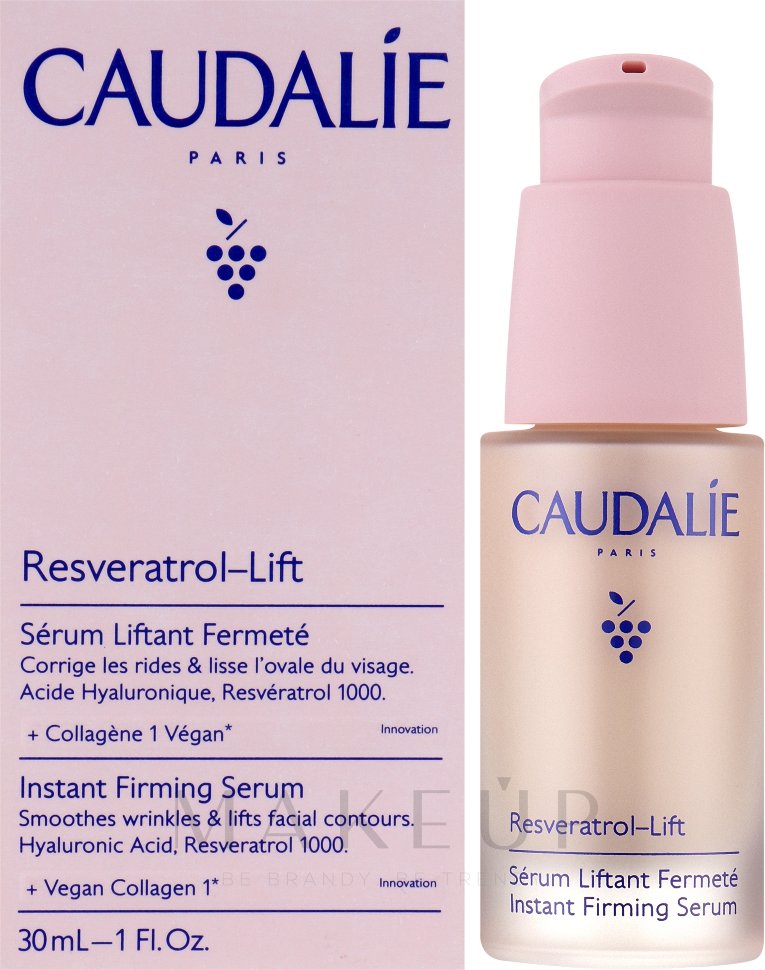 Straffendes Gesichtsserum - Caudalie Resveratrol Lift Instant Firming Serum New  — Bild 30 ml
