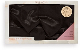 Haarturban aus Satin - Revolution Haircare Satin Hair Wrap Black — Bild N2