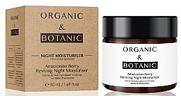 Düfte, Parfümerie und Kosmetik Revitalisierende Nachtcreme für das Gesicht - Organic & Botanic Amazonian Berry Reviving Night Moisturiser