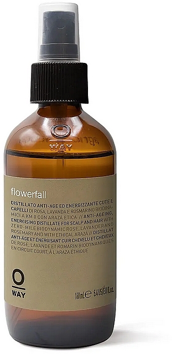 Haarhydrolat - Oway Flowerfall Anti-Aging Distillate For Scalp Hair — Bild N1