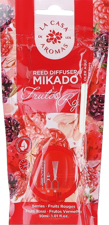 Aroma-Diffusor Rote Beeren - La Casa de Los Aromas Mikado Reed Diffuser