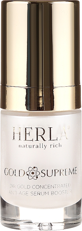 Straffendes Gesichtsserum mit 24K Gold - Herla Gold Supreme 24K Gold Concentrated Anti-Age Serum Booster — Bild N2