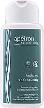 Aufbauhaarspülung für normales bis trockenes, sprödes und strapaziertes Haar - Apeiron Keshawa Repair Conditioner — Bild N4