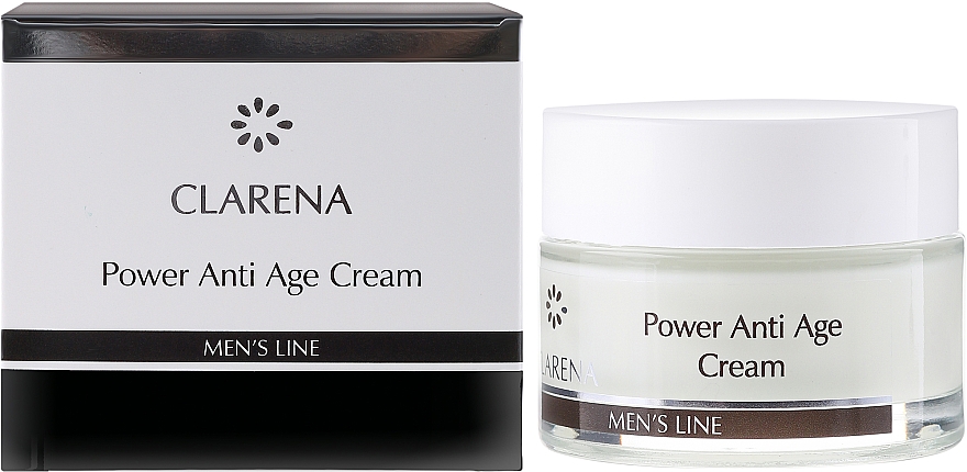 Anti-Falten Gesichtscreme für Männer - Clarena Men’s Line Power Anti-Age Cream — Bild N1