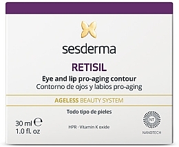 Creme für die Haut um Augen und Lippen - SesDerma Laboratories Retisil Eye And Lip Cream — Bild N5