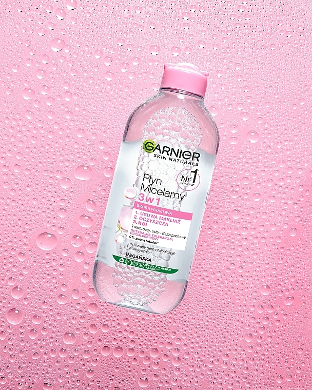 3in1 Mizellenwasser für Gesicht, Augen und Lippen - Garnier Skin Naturals — Bild N24