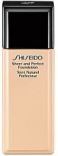 Düfte, Parfümerie und Kosmetik Foundation mit lichtstreuenden Pigmenten LSF 18 - Shiseido Sheer And Perfect Foundation SPF18