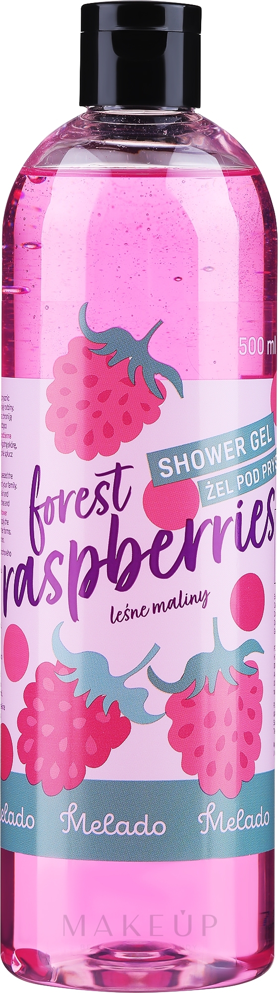 Duschgel Himbeere - Natigo Melado Shower Gel Raspberry — Bild 500 ml