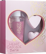 Düfte, Parfümerie und Kosmetik Badeset - Accentra Heart Cascade Pamper Set (Duschgel 100ml + Badebombe 30g + Seife 30g)