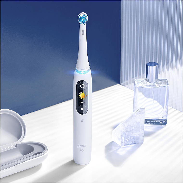 Austauschbare Zahnbürstenköpfe für elektrische Zahnbürste 4 St. weiß - Oral-B Braun iO Ultimate Clean — Bild N9