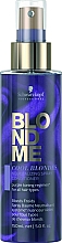 Düfte, Parfümerie und Kosmetik Neutralisierender auffrischender uns stärkender Spray-Conditioner für Blondtöne - Schwarzkopf Professional Blondme Cool Blondes Neutralizing Spray Conditioner