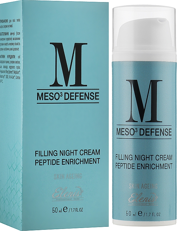 Füllende Nachtcreme mit Peptiden - Elenis Meso Defense Night Cream Peptide Enrichment — Bild N2