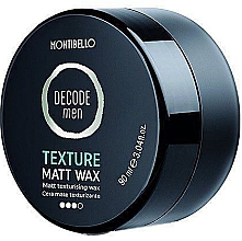 Düfte, Parfümerie und Kosmetik Mattes Wachs - Montibello Decode Texture Men Matt Wax