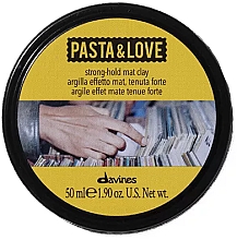 Mattierende Tonerde starker Halt - Davines Pasta & Love Strong-Hold Mat Clay — Bild N1