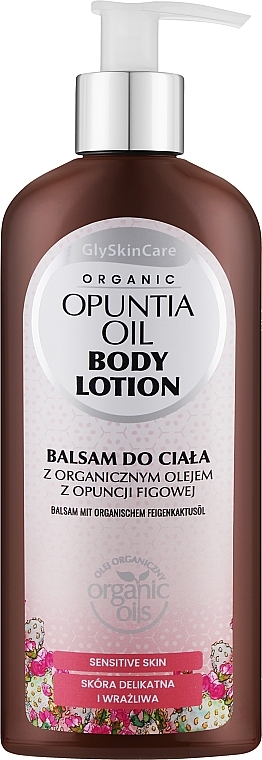 Körperlotion mit Bio Kaktusfeigenöl - GlySkinCare Opuntia Oil Body Lotion — Bild N1