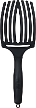 Haarbürste - Olivia Garden Finger Brush Large Black — Bild N4