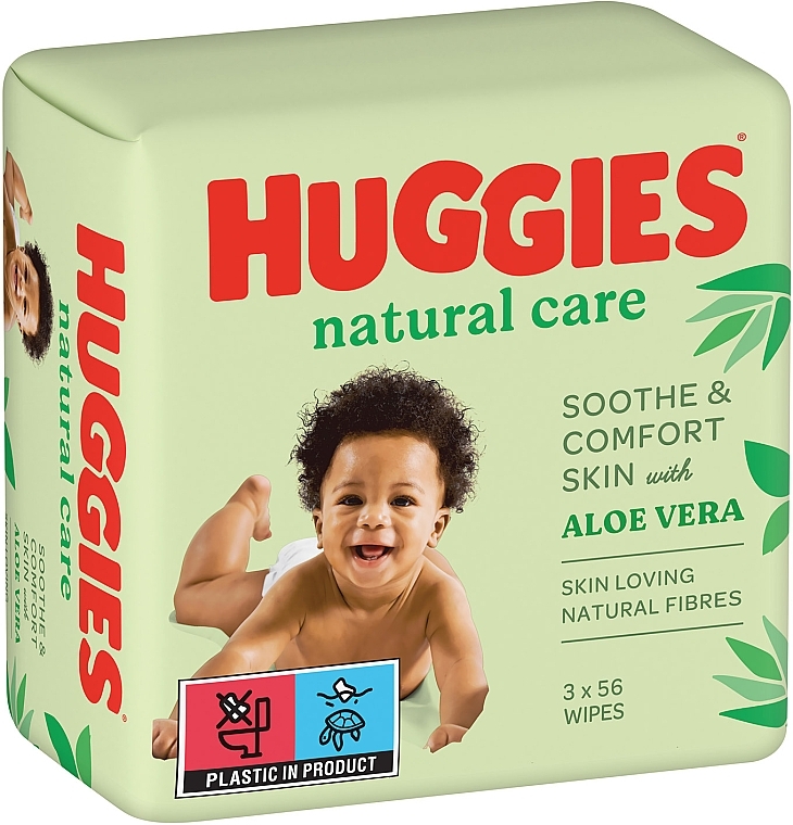 Feuchttücher für Kinder Natural Care 3x56 St. - Huggies — Bild N1