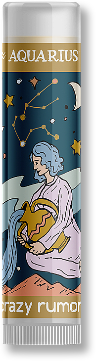 Lippenbalsam Zodiac Aquarius - Crazy Rumors Zodiac Aquarius Lip Balm — Bild N1