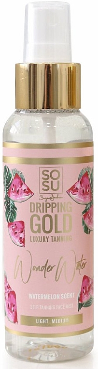 Spray für Selbstbräuner - Sosu by SJ Dripping Gold Wonder Water Watermelon Light/Medium — Bild N1