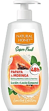 Körperlotion - Natural Honey Super Food Papaya & Moringa Body Lotion — Bild N1