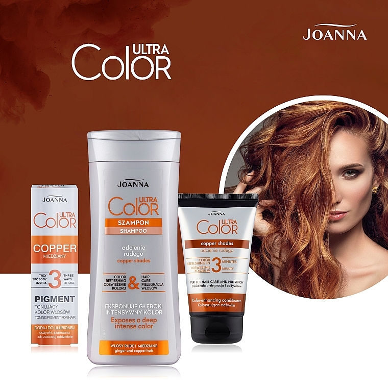 Farb-Conditioner zur Farberfrischung von Kupfertönen - Joanna Ultra Color System Copper Shades — Bild N5