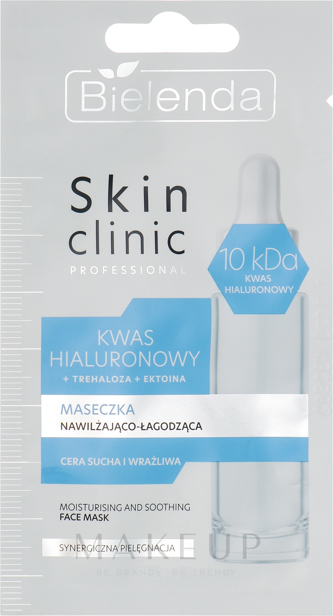 Feuchtigkeitsspendende und beruhigende Gesichtsmaske - Bielenda Skin Clinic Professional Hyaluronic Acid Mask — Bild 8 g