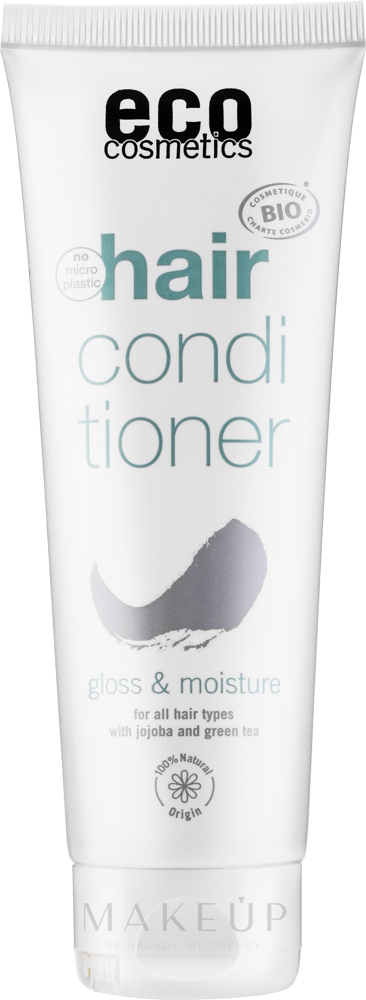 Feuchtigkeitsspendende und glättende Haarspülung mit Jojobaöl und grünem Tee - Eco Cosmetics Conditioner — Bild 125 ml