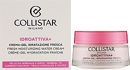 Gel-Creme für normale und gemischte Haut - Collistar Idroattiva+ Fresh Moisturizing Water Cream — Bild N2