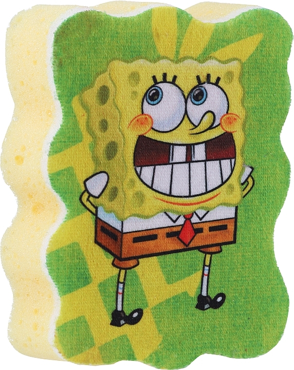 Kinder-Badeschwamm SpongeBob gelb - Suavipiel Sponge Bob Bath Sponge — Bild N1